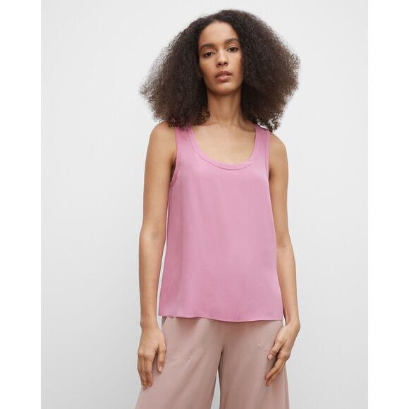 Club Monaco Women's Silk Chemise Tank Top Pink Size XS - Picture 1 of 5